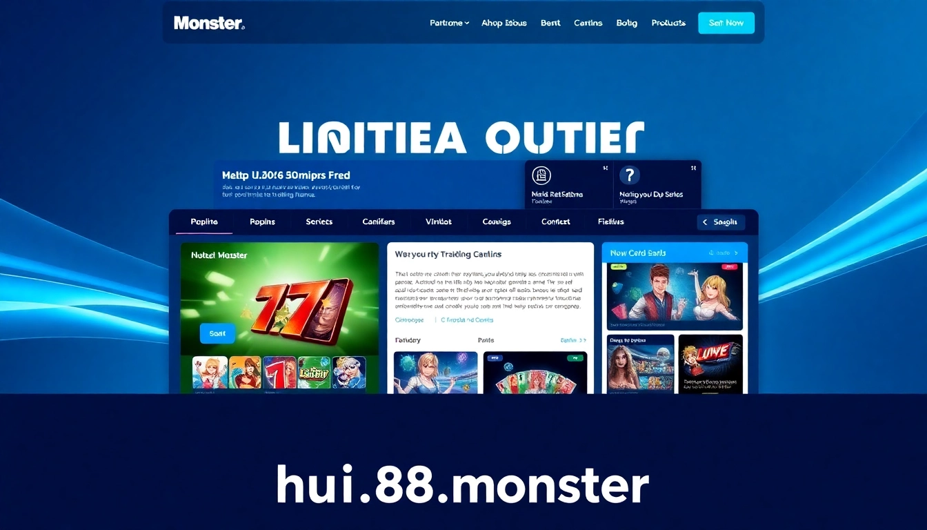 Visit https://uu88.monster for top online gaming and betting services with engaging graphics and easy navigation.