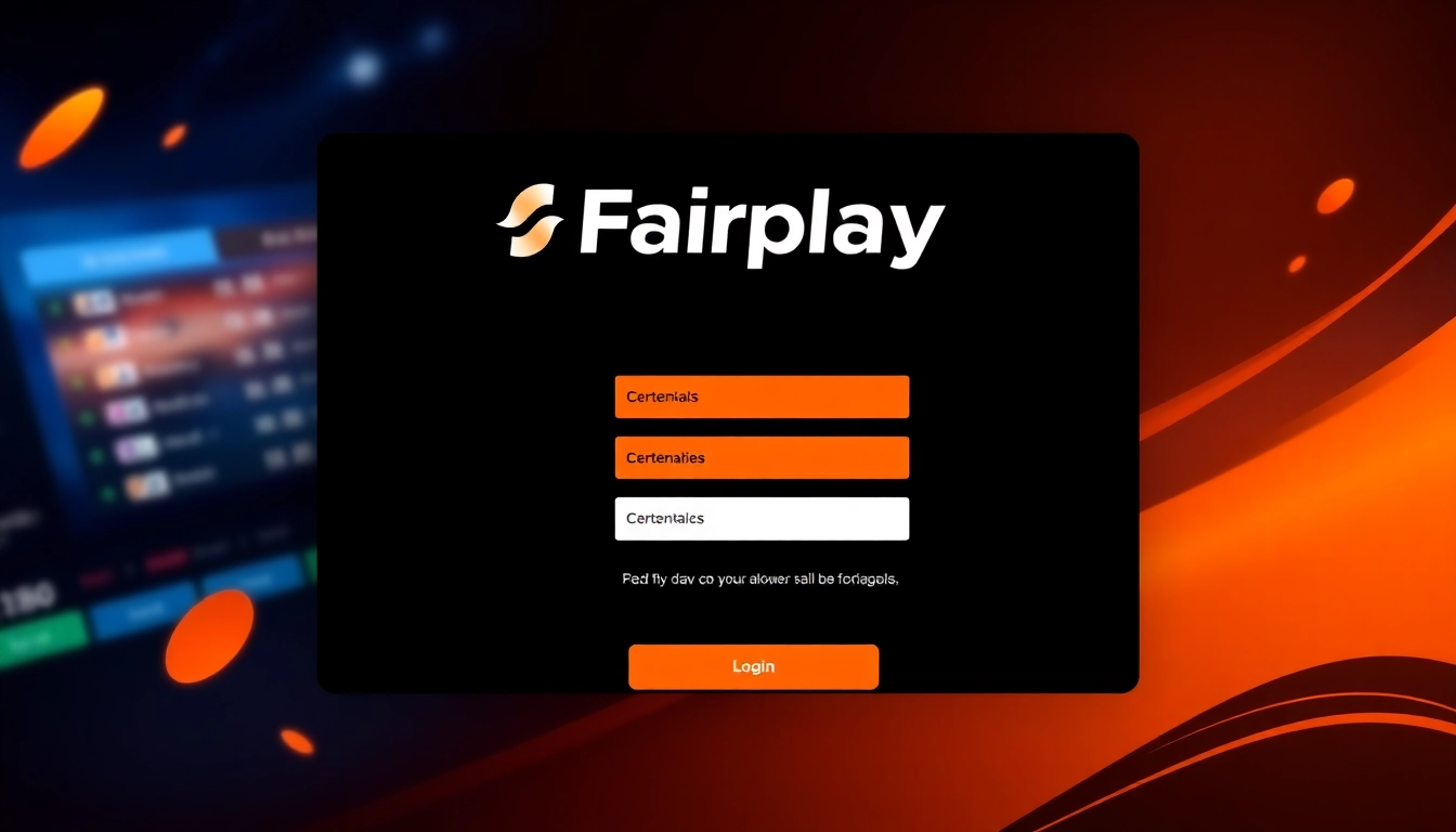 Fairplay login screen on mobile device emphasizing secure login process for India’s top sports betting platform with vibrant colors and user-friendly design.