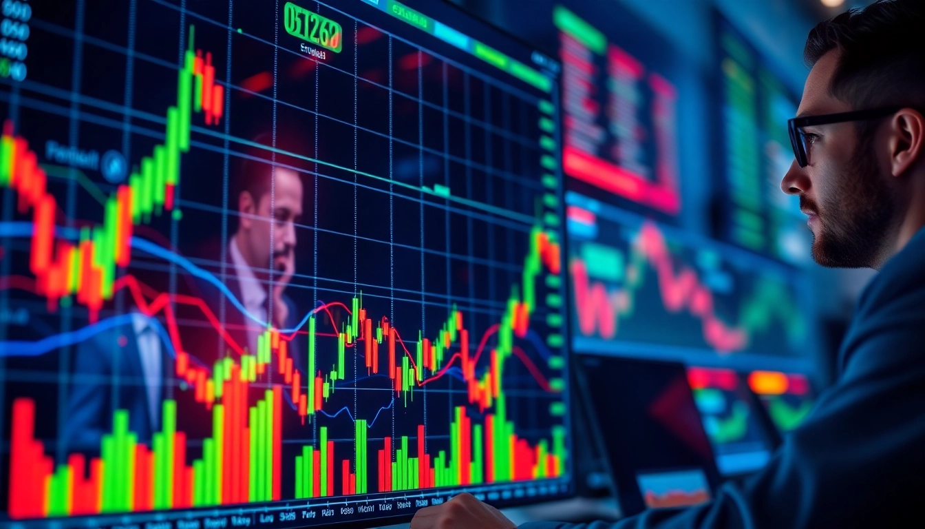 Trading view platform showcasing live market charts and real-time analysis for traders and