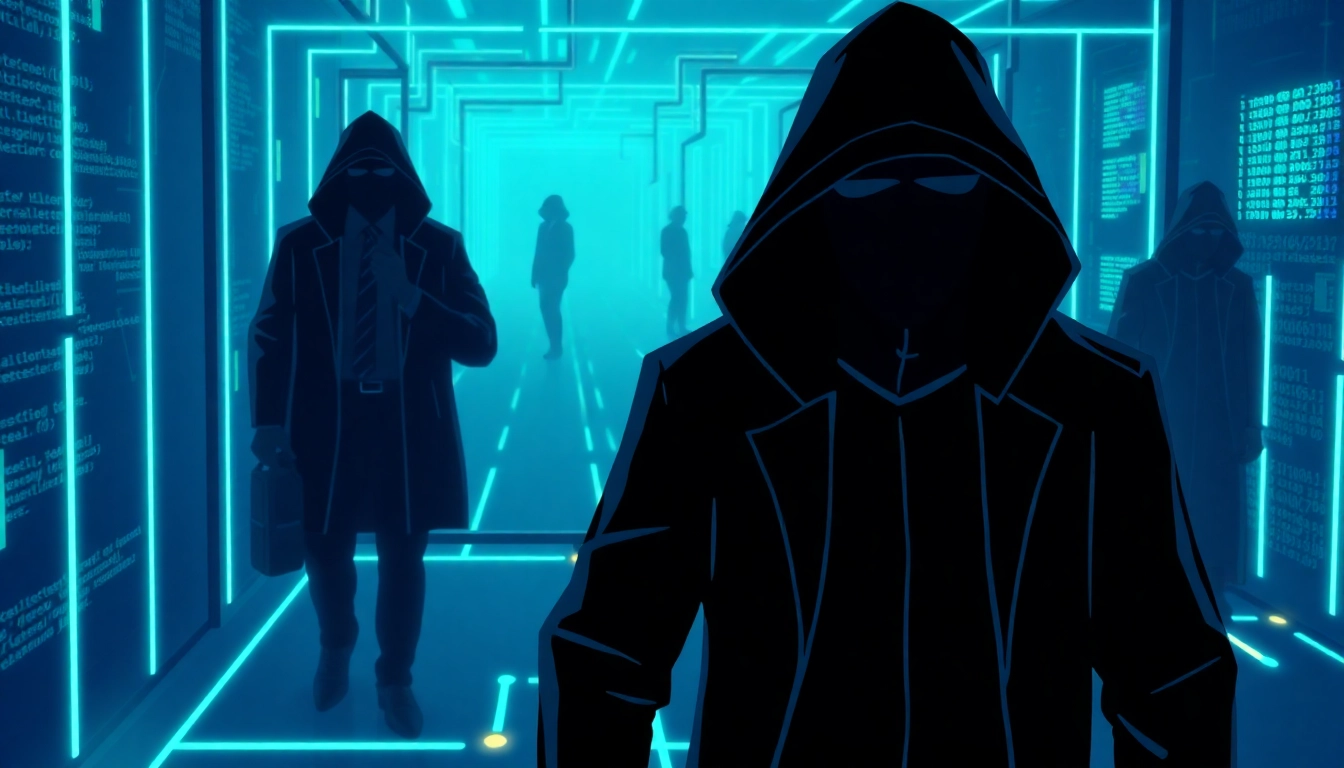 Strategic techniques and AI detection bypass methods visualized as a digital maze with cloaked